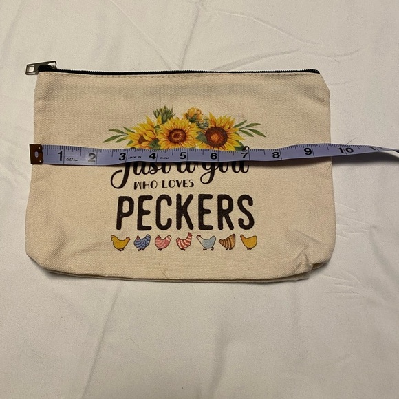 💚 Crazy Chicken lady organizer bag - zip up bag - Picture 3 of 4